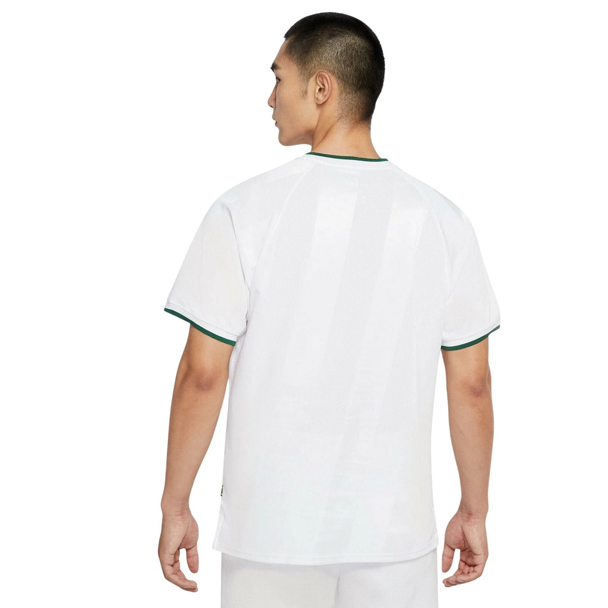 White-Green - Lifestyle - Nike Mens Court Slam Tennis T-Shirt
