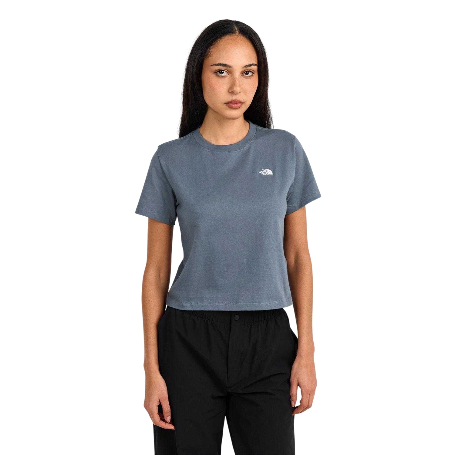 Granite Grey - Side - The North Face Womens-Ladies Evolution Dome T-Shirt