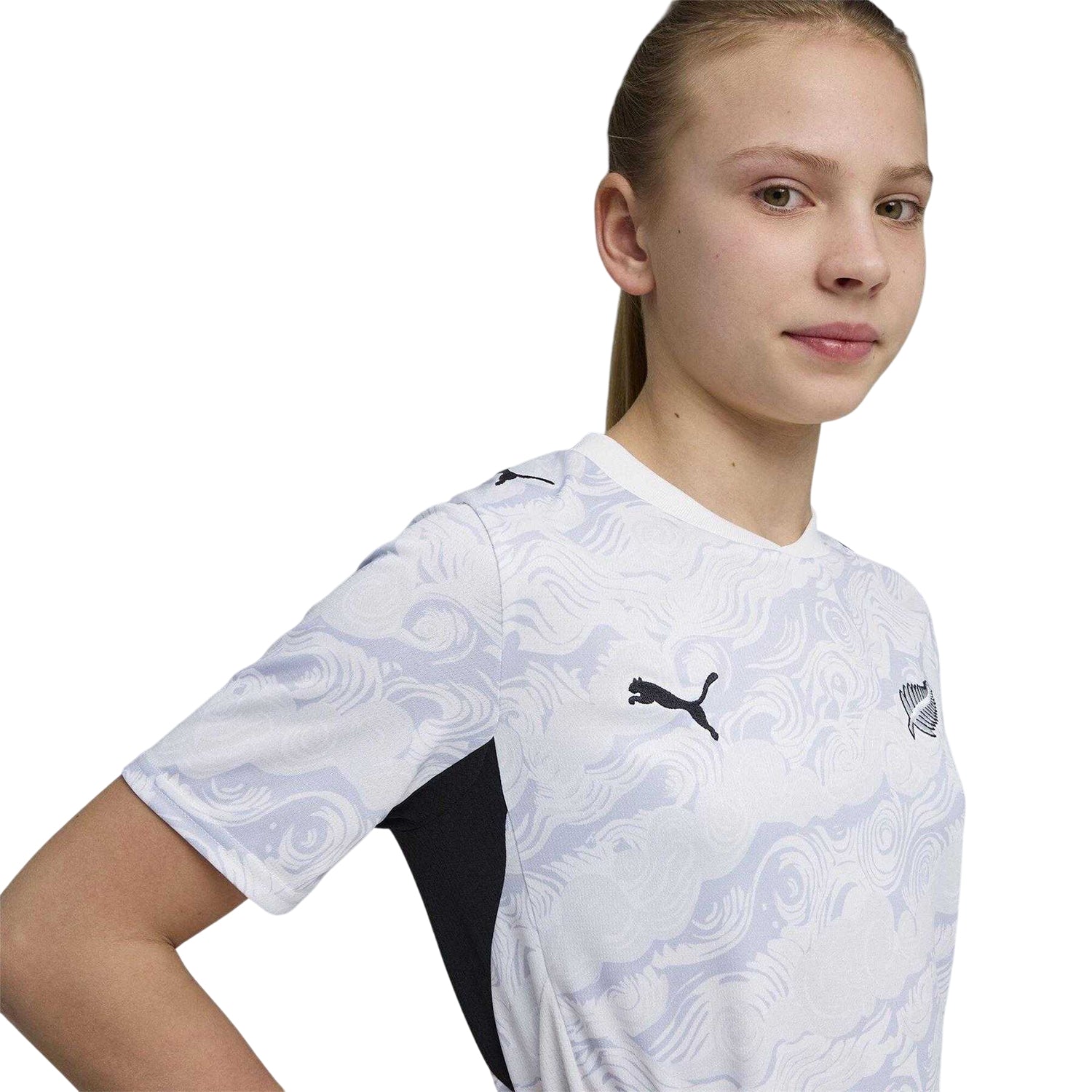 White - Lifestyle - Puma Childrens-Kids World Cup 2026 New Zealand Away Shirt