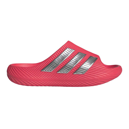 Lucid Red - Front - Adidas Womens-Ladies Pool Slides