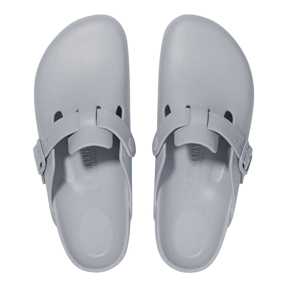 Frost Gray - Side - Birkenstock Womens-Ladies Boston Clogs