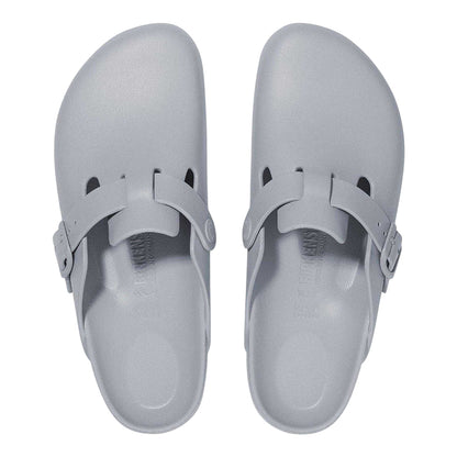 Frost Gray - Side - Birkenstock Womens-Ladies Boston Clogs