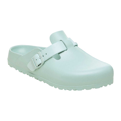 Green - Back - Birkenstock Womens-Ladies Boston Clogs