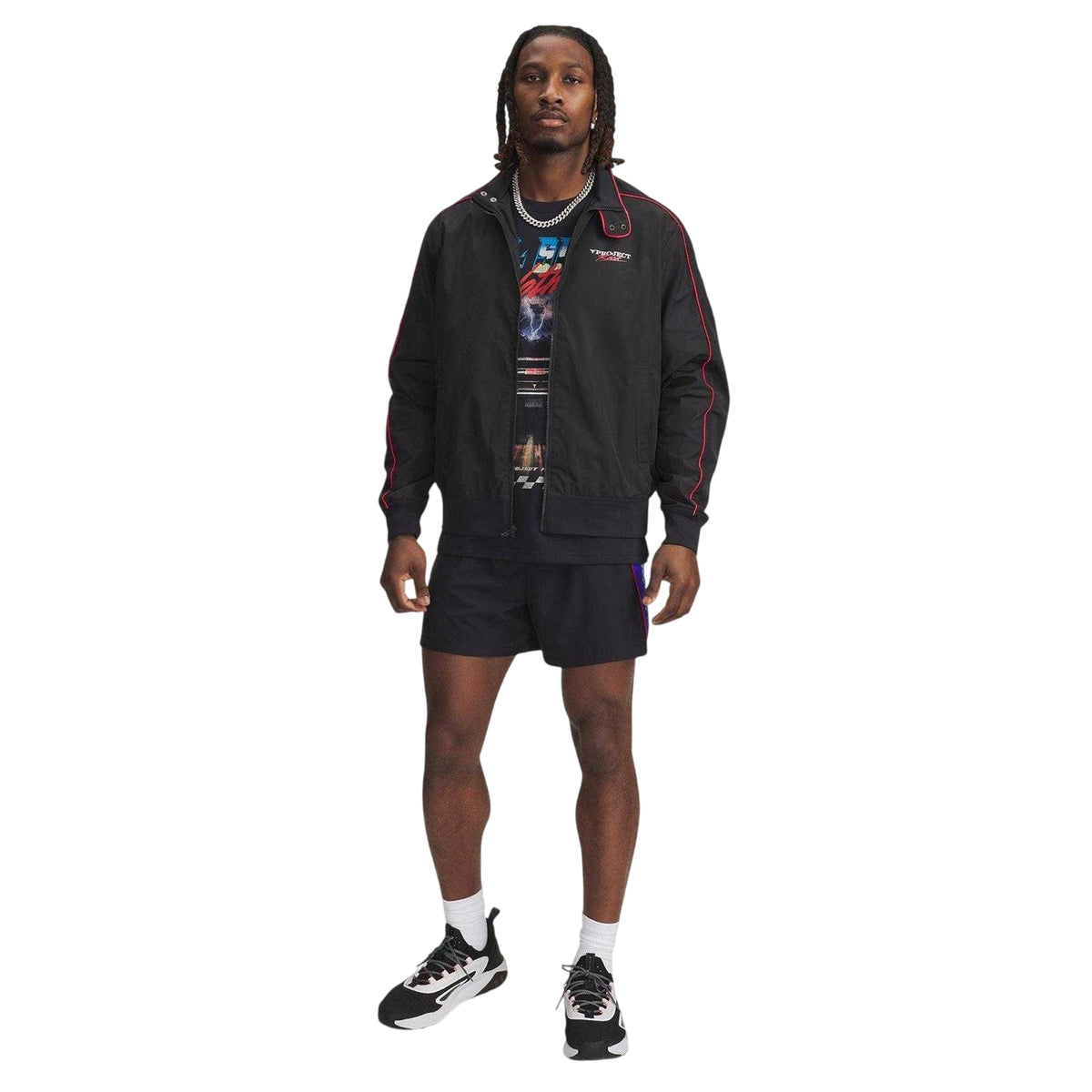 Black - Lifestyle - Under Armour Mens Project Rock Track Jacket