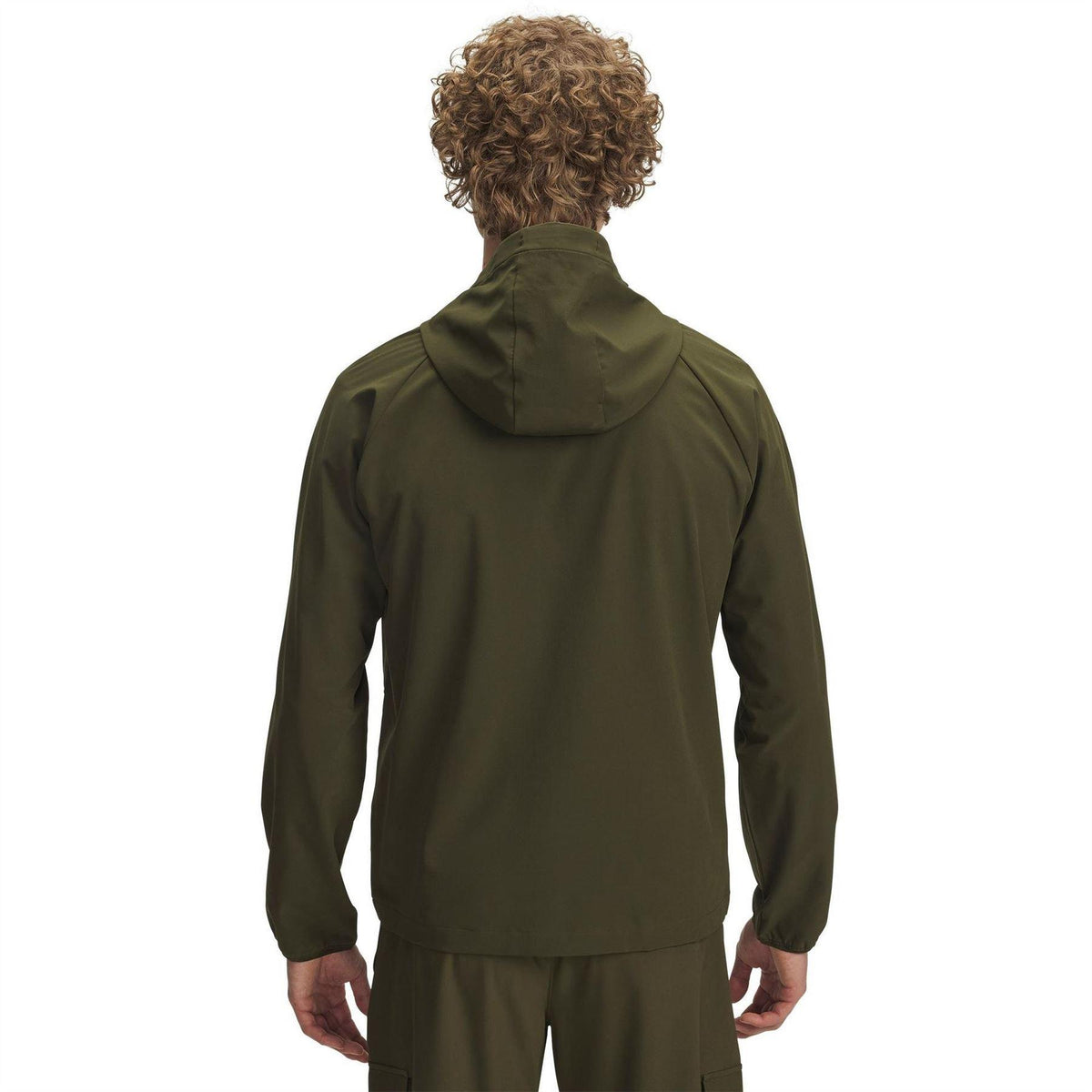 Green - Back - Under Armour Mens Vibe Woven Jacket