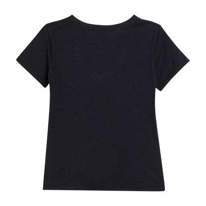 Black - Back - Levis Womens-Ladies Perfect V Neck T-Shirt