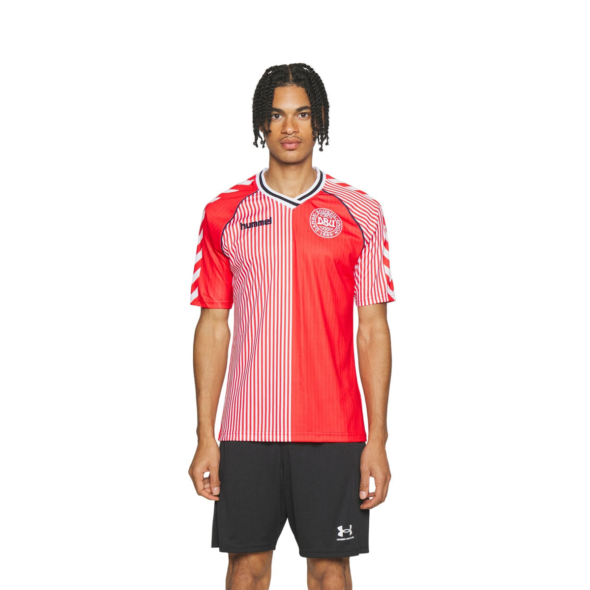 Red-White - Lifestyle - Hummel Mens Denmark Football Shirt