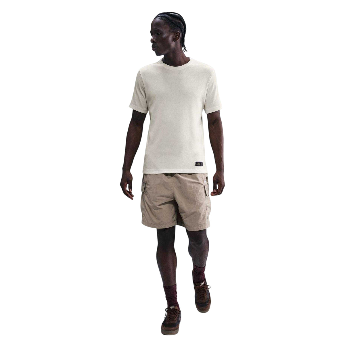 Sail - Front - Nike Mens NSW Ribbed T-Shirt