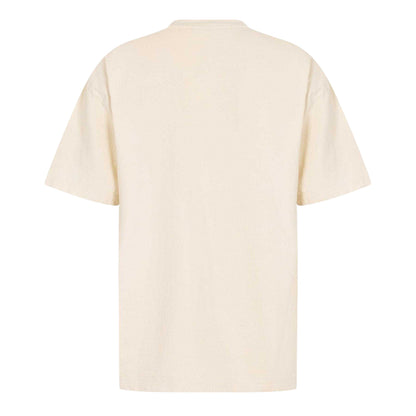 Beige - Back - Aries Mens T-Shirt