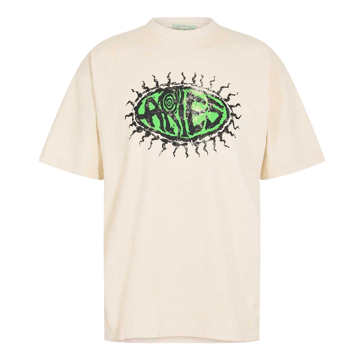 Beige - Front - Aries Mens T-Shirt