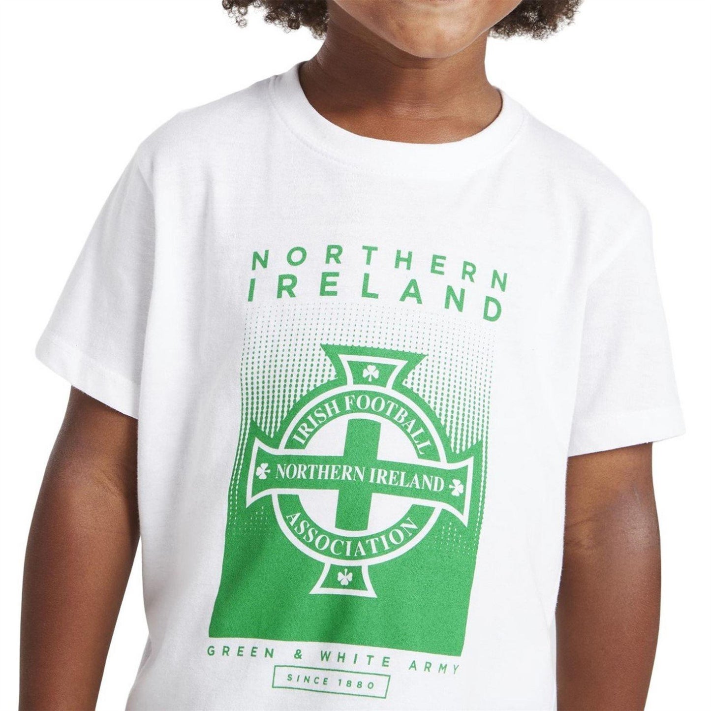 White - Side - Source Lab Childrens-Kids Northern Ireland T-Shirt