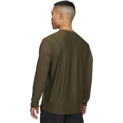 Green - Back - Under Armour Mens Project Rock Iso-Chill Technical Top