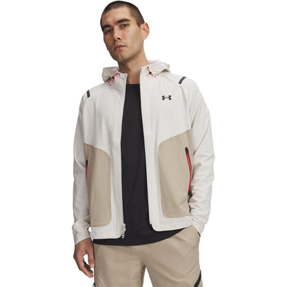 White - Front - Under Armour Mens Unstoppable Performance Jacket