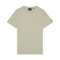 Beige - Front - Lyle & Scott Mens Embroidered Logo T-Shirt