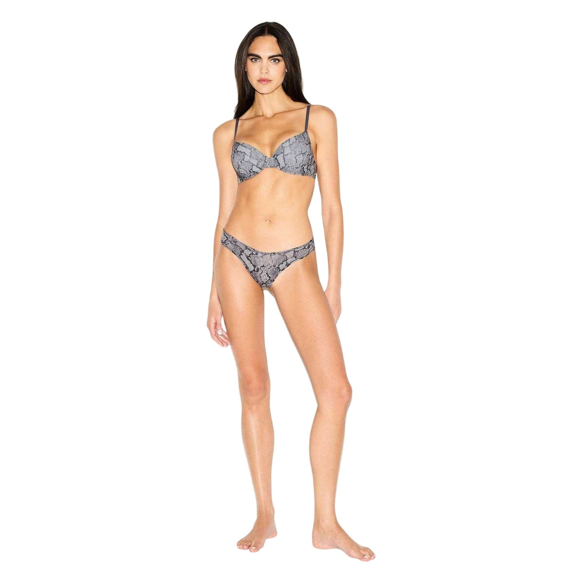 Shadow - Lifestyle - Skims Womens-Ladies Fits Everybody Snake Print T-Shirt Bra