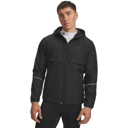 Black - Front - Under Armour Mens Velociti Jacket