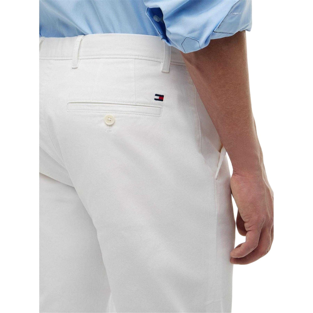 Optic White - Side - Tommy Hilfiger Mens Denton Twill Chinos