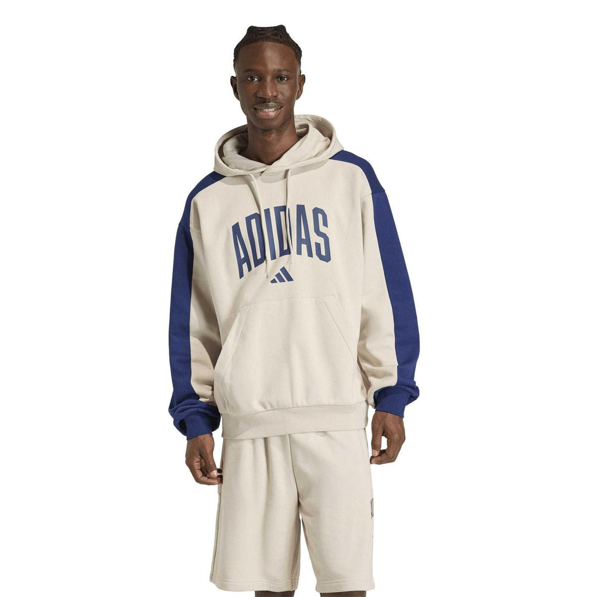Wonder Alumina - Lifestyle - Adidas Mens Collegiate Logo Hoodie