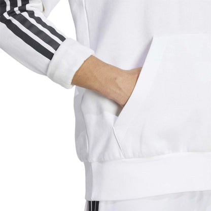 White - Pack Shot - Adidas Mens Script Logo Hoodie
