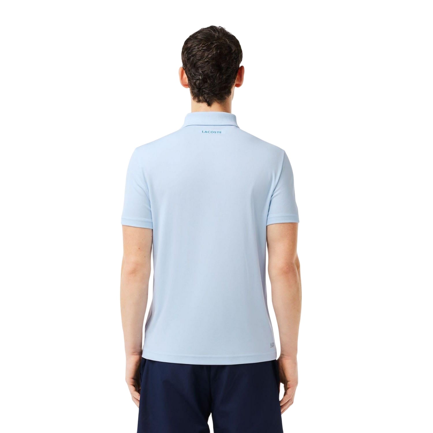 Blue - Pack Shot - Lacoste Mens Tennis x Novak Djokovic Polo Shirt