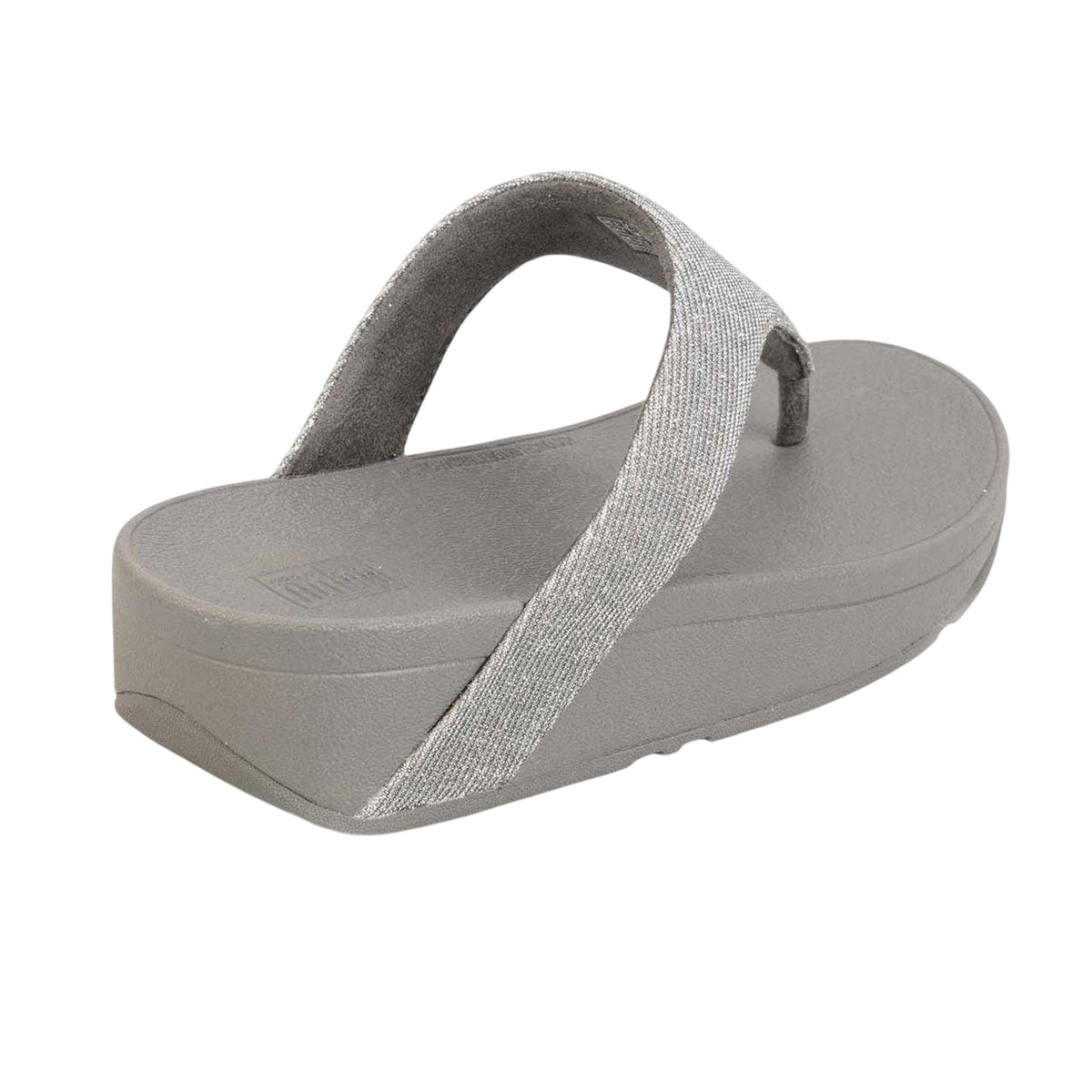 Gunmetal - Back - FitFlop Womens-Ladies Lottie Glitzy Thong Strap Sandals