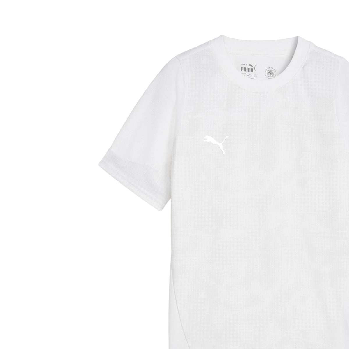 White-Feather Grey - Side - Puma Childrens-Kids Teamcup Training T-Shirt