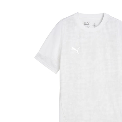 White-Feather Grey - Side - Puma Childrens-Kids Teamcup Training T-Shirt