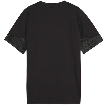 Black-Silver-Dark Grey - Back - Puma Childrens-Kids Teamcup Training T-Shirt