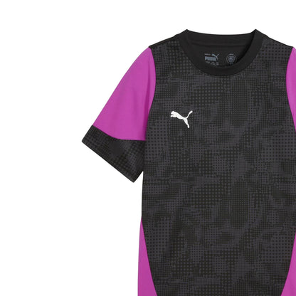 Black-Silver - Side - Puma Childrens-Kids Teamcup Training T-Shirt