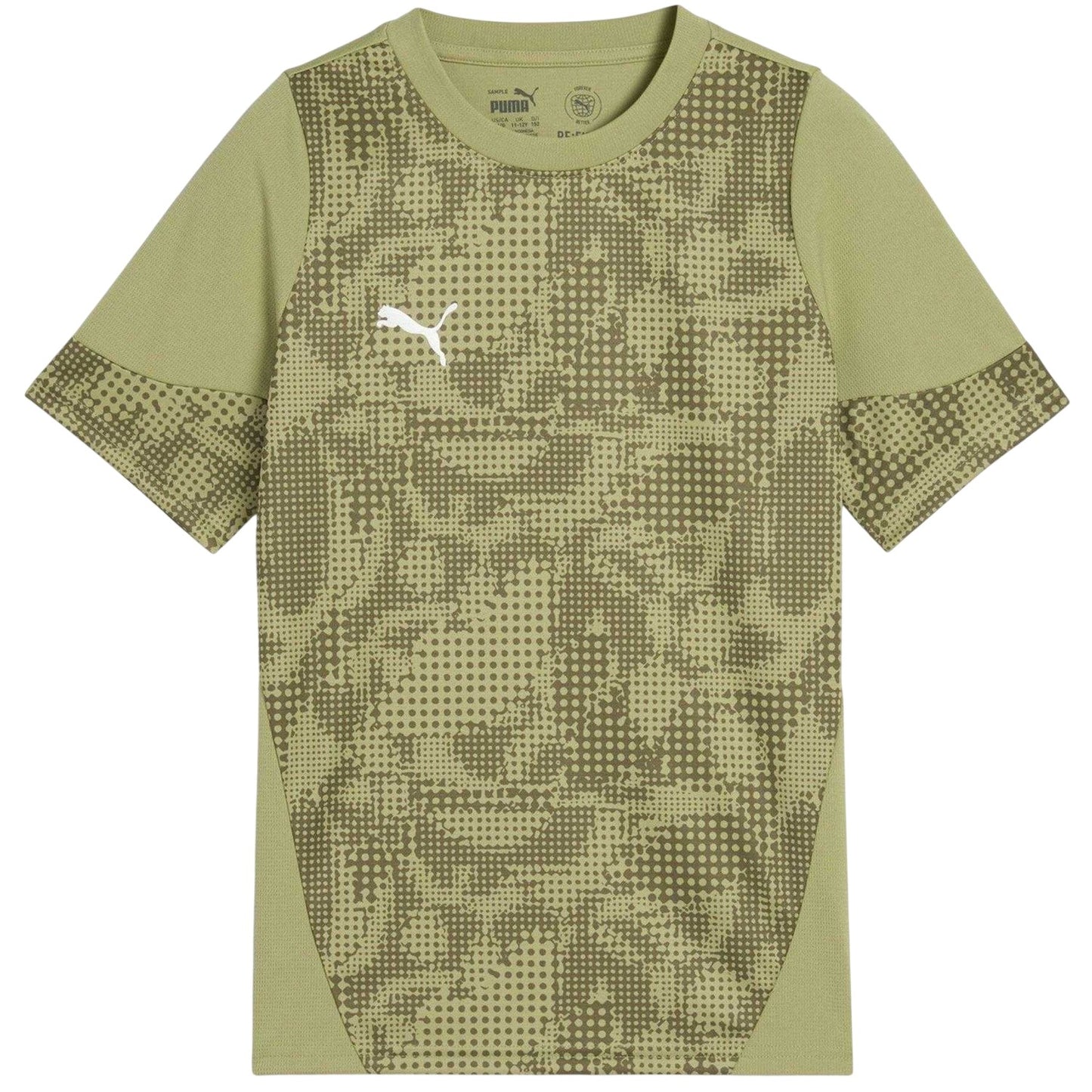 Green - Front - Puma Childrens-Kids Teamcup Training T-Shirt