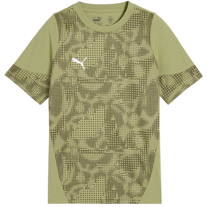 Green - Front - Puma Childrens-Kids Teamcup Training T-Shirt