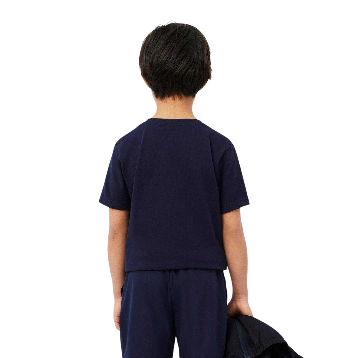 Marine Blue - Back - Lacoste Childrens-Kids Sport T-Shirt