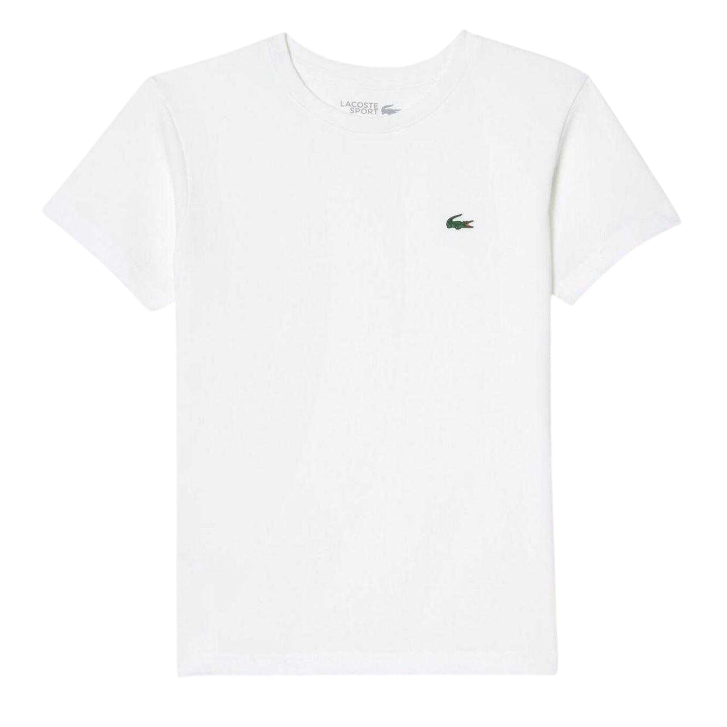 White - Front - Lacoste Childrens-Kids Sport T-Shirt