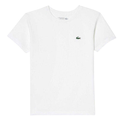White - Front - Lacoste Childrens-Kids Sport T-Shirt