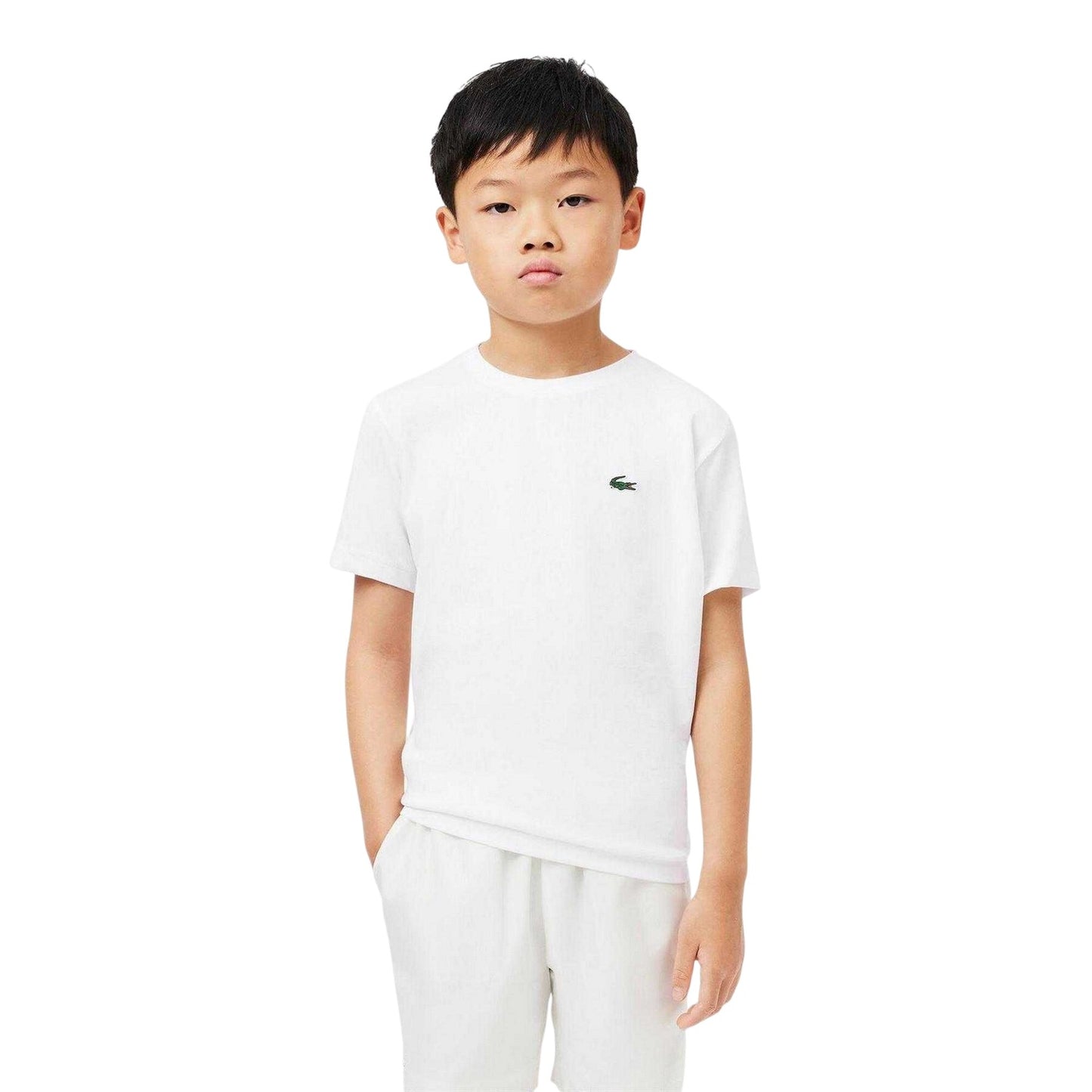 White - Lifestyle - Lacoste Childrens-Kids Sport T-Shirt