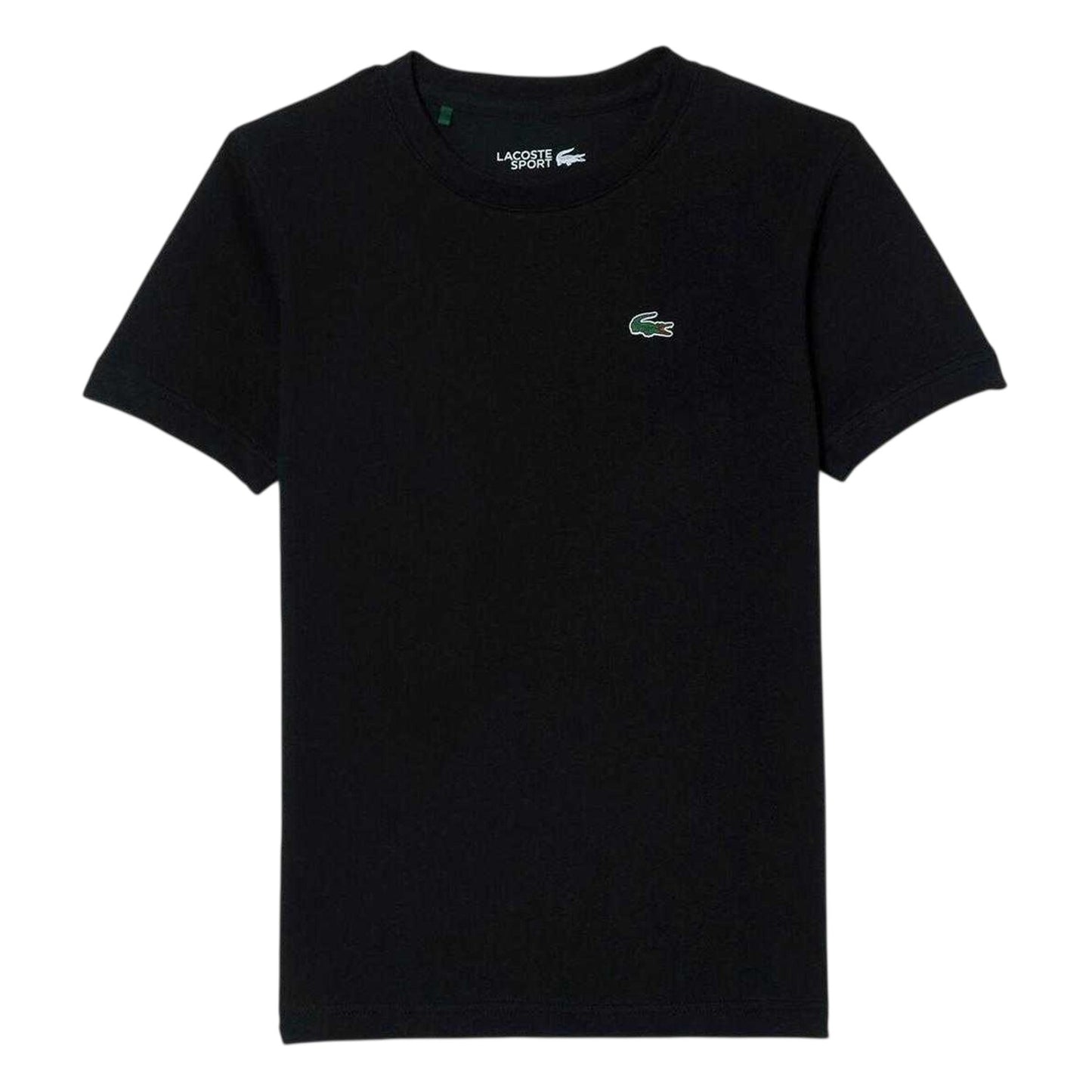 Black - Front - Lacoste Childrens-Kids Sport T-Shirt