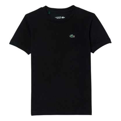 Black - Front - Lacoste Childrens-Kids Sport T-Shirt