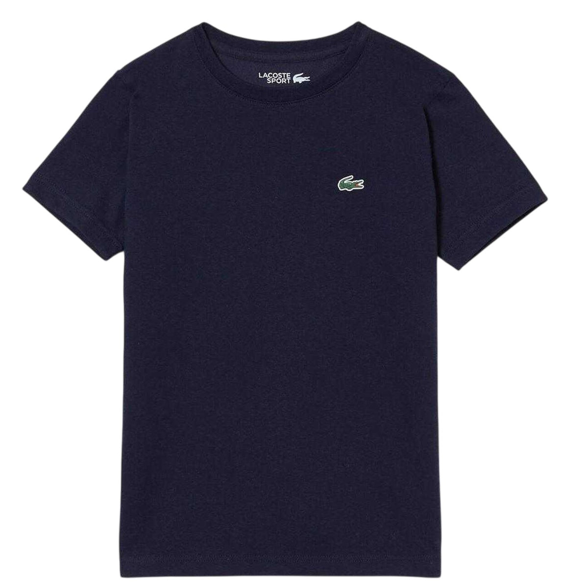 Marine Blue - Front - Lacoste Childrens-Kids Sport T-Shirt