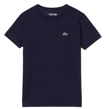 Marine Blue - Front - Lacoste Childrens-Kids Sport T-Shirt