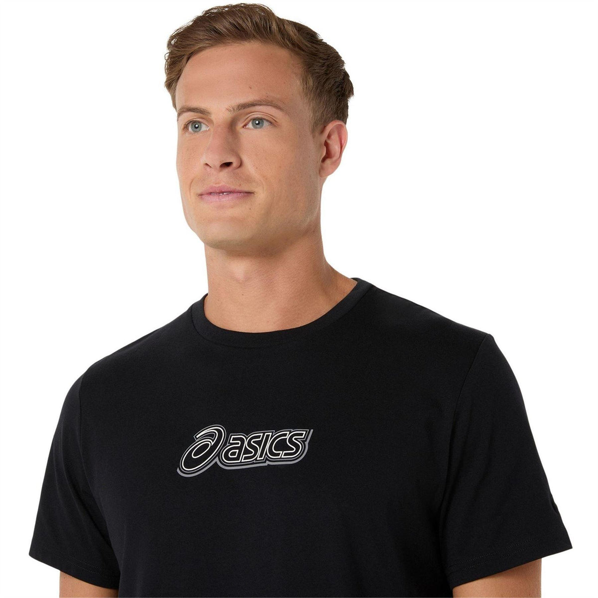 Black - Side - Asics Mens Performance Running T-Shirt