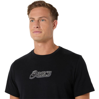 Black - Side - Asics Mens Performance Running T-Shirt