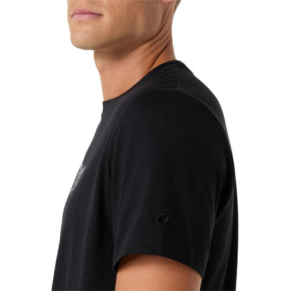 Black - Lifestyle - Asics Mens Performance Running T-Shirt