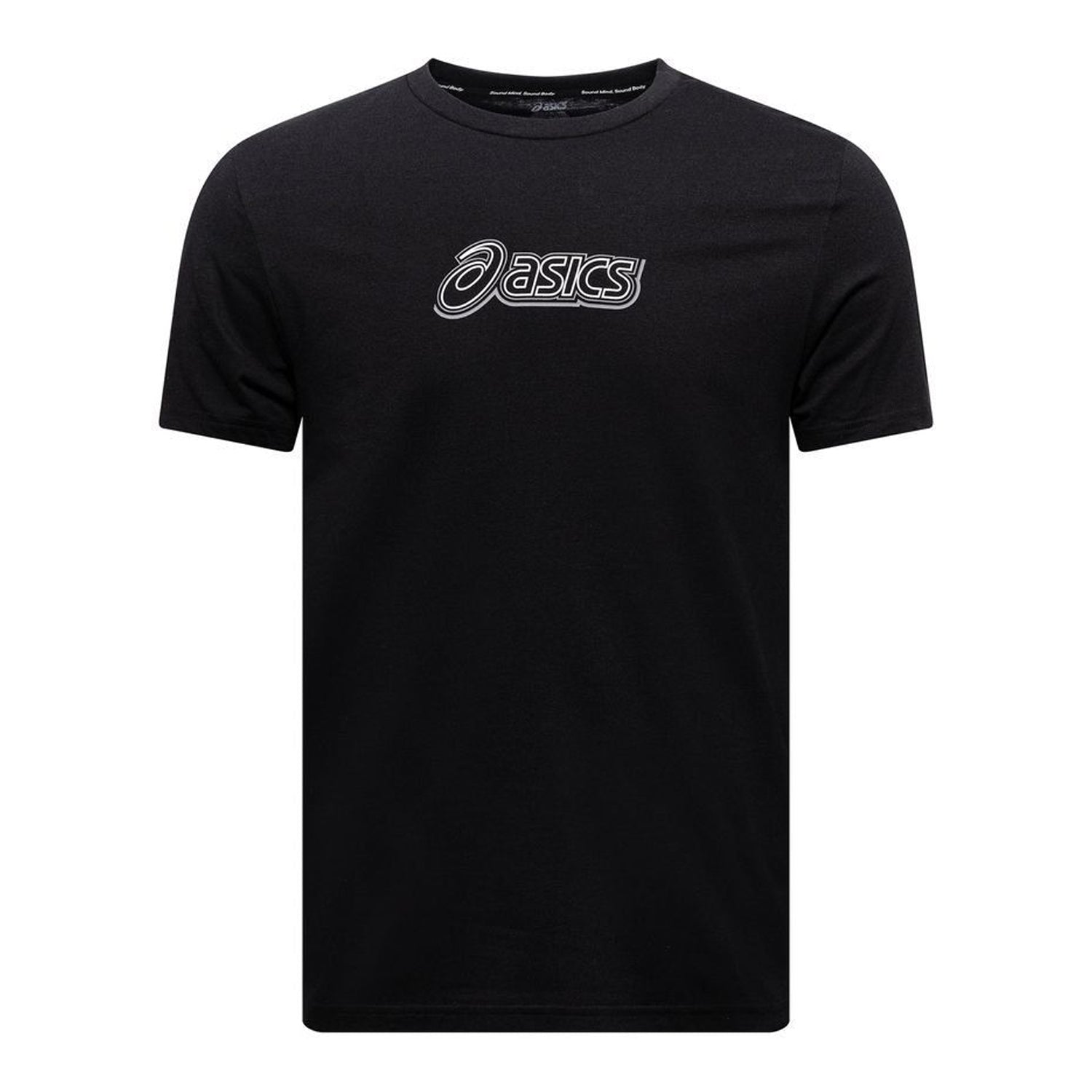 Black - Front - Asics Mens Performance Running T-Shirt