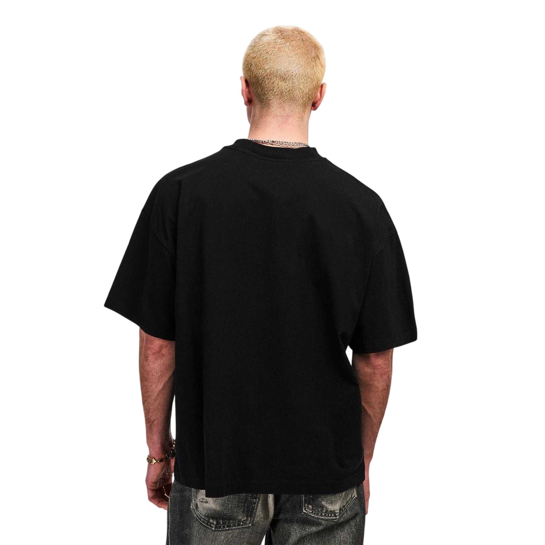 Black - Lifestyle - Summit Mens Graphic Print Oversized Athletic T-Shirt