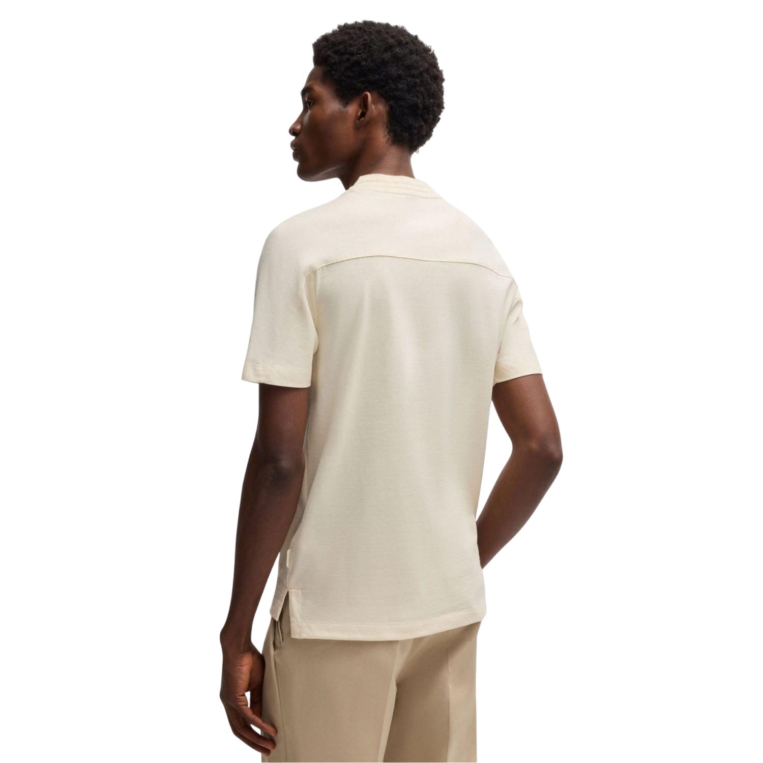 White - Back - Boss Mens P-Thompson 290 Regular T-Shirt