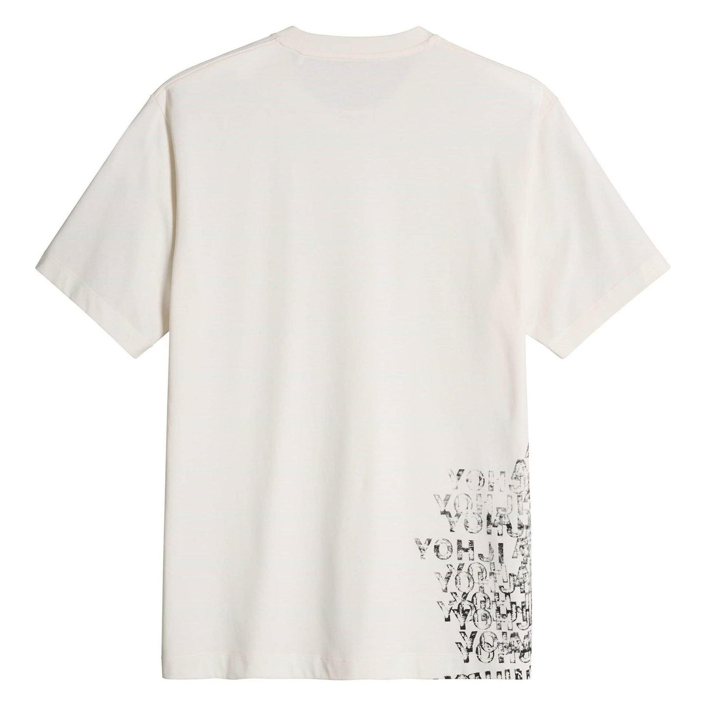 White - Back - Y-3 Mens GFX T-Shirt