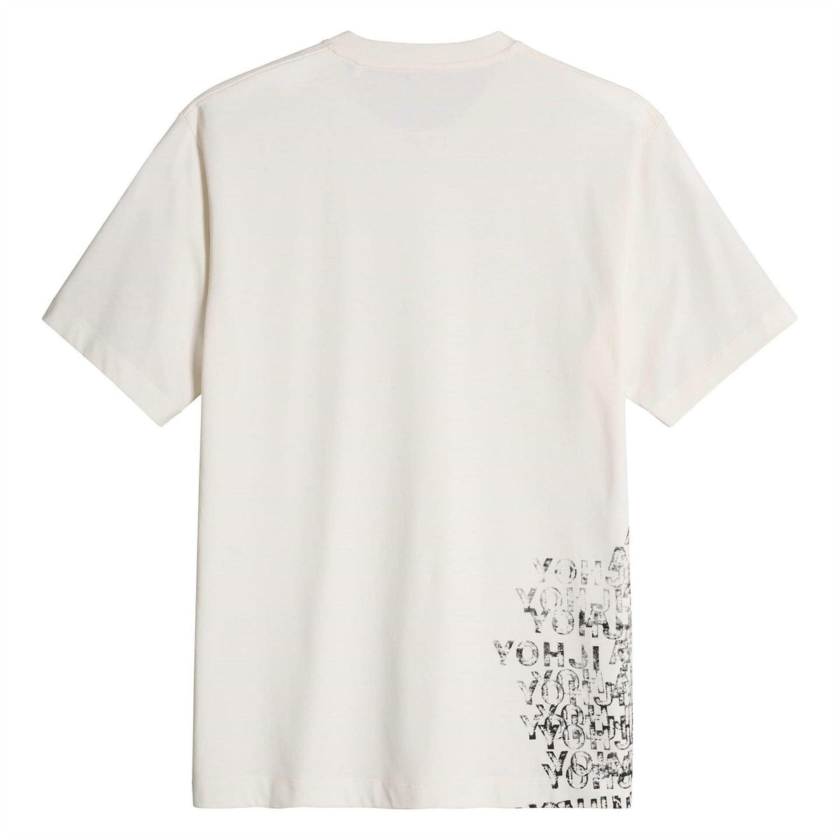 White - Back - Y-3 Mens GFX T-Shirt