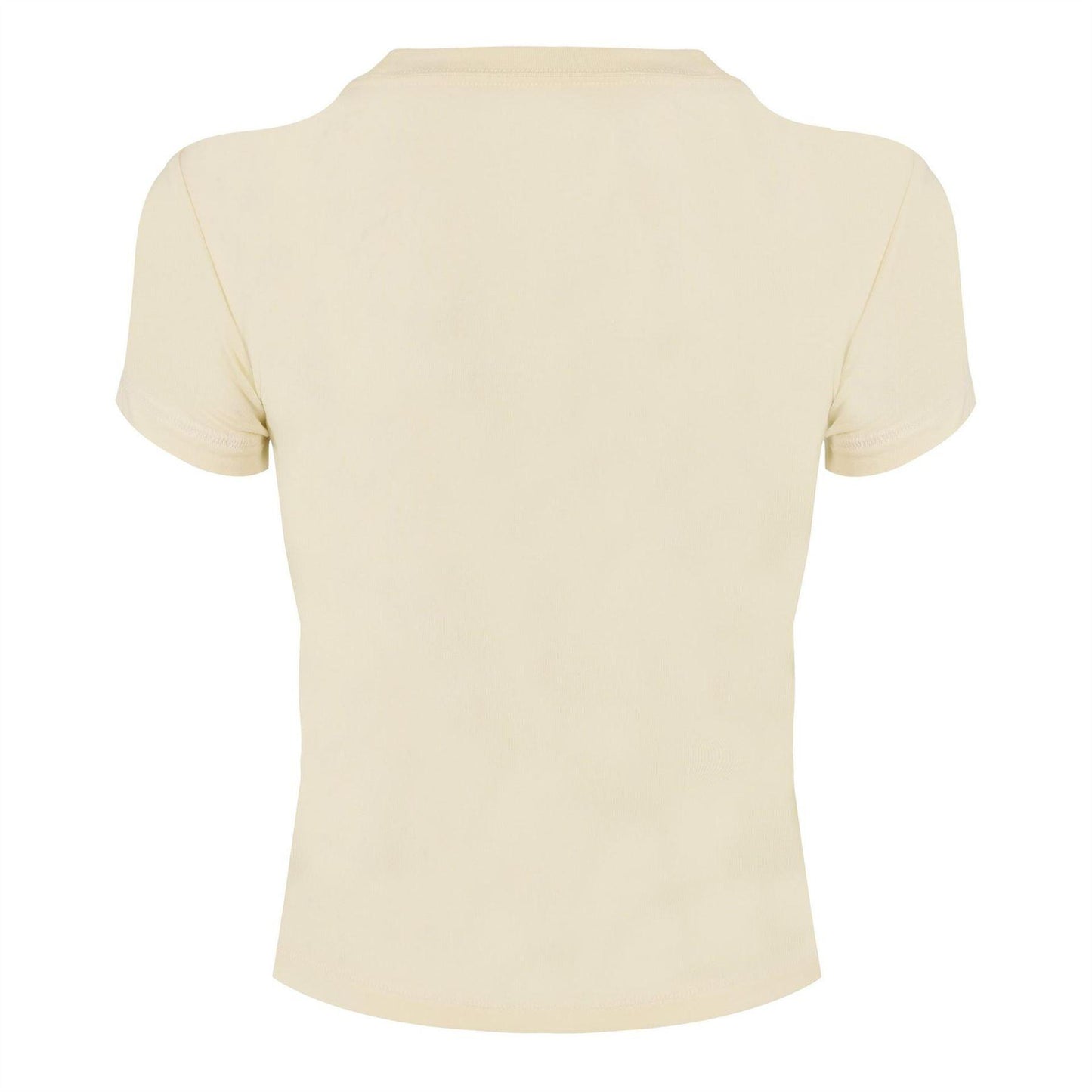 Coconut Milk - Back - Nike Womens-Ladies Cropped T-Shirt