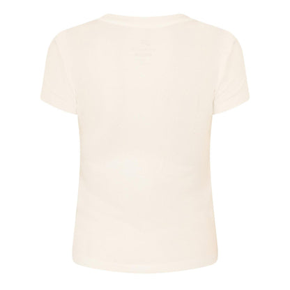 White - Back - Nike Womens-Ladies Cropped T-Shirt