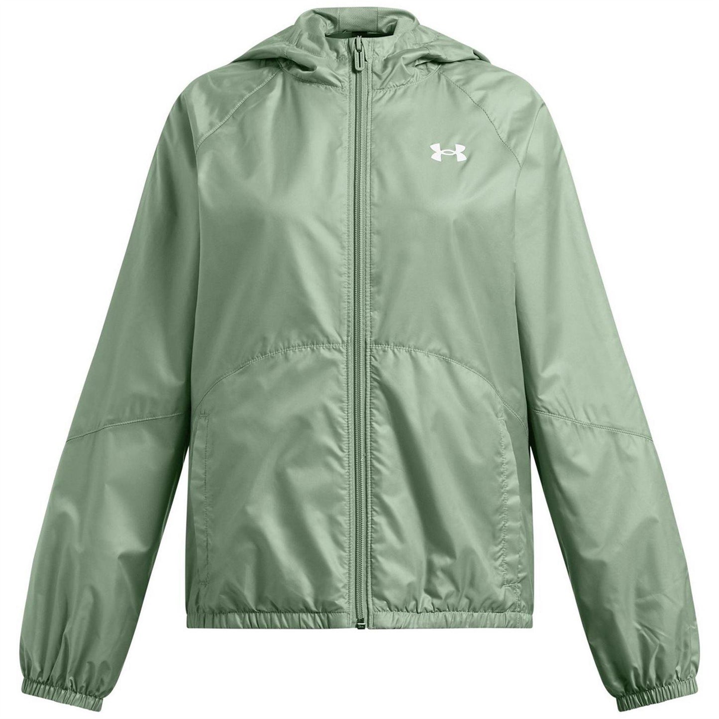 Green - Front - Under Armour Childrens-Kids Sport Windbreaker
